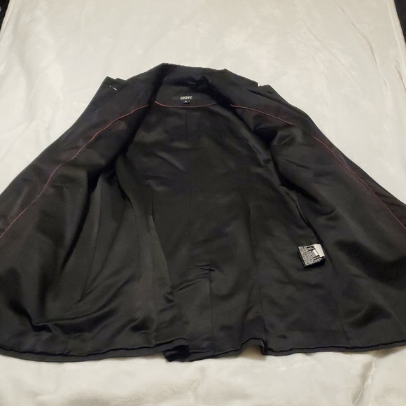 DKNY Charcoal Trench Coat - Picture 3 of 8